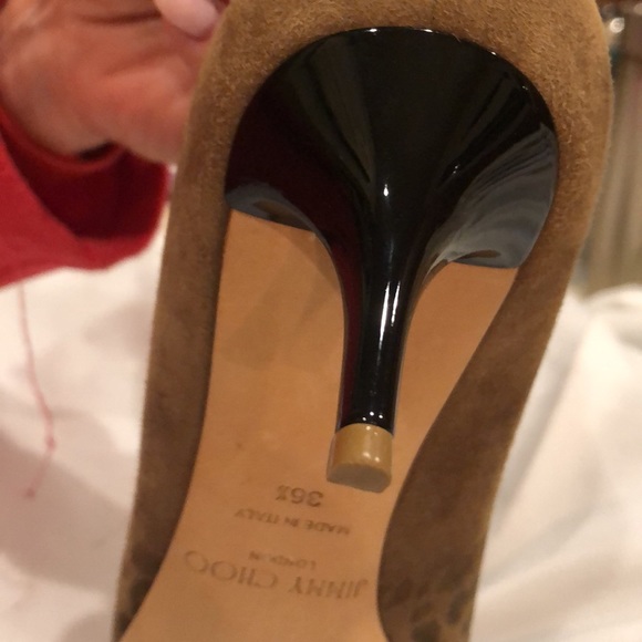 Jimmy Choo leopard suede heel - Picture 6 of 6